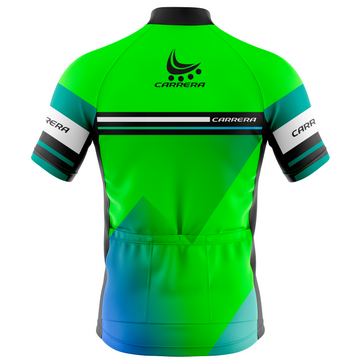 Jersey Ciclismo Fit Manga Corta – Verde Neon